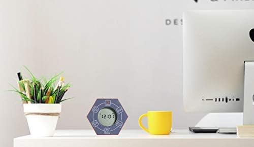 Hexagon Rotating Productivity Timer with Clock Orange review