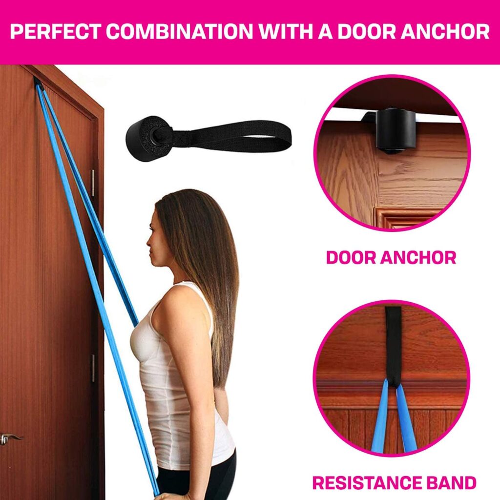 TTolbi Door Leg Stretcher: Stretching with Leg Flexibility Trainer, Dance Equipment : Splits Trainer Bands for Stretching in Ballet, Cheerleading, Gymnastics, Cheer Stuff, Door Stretch Strap